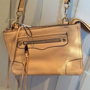 NWT Beige Rebecca minkoff cross body bag.